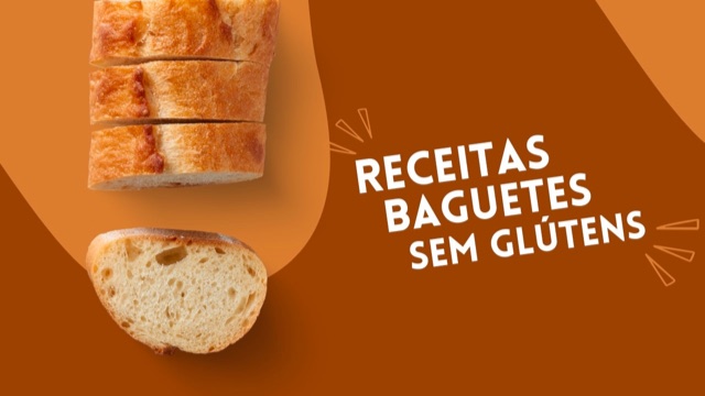 Capa do e-book Receitas de Baguetes sem Glúten