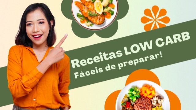 Capa do e-book Receitas Low Carb